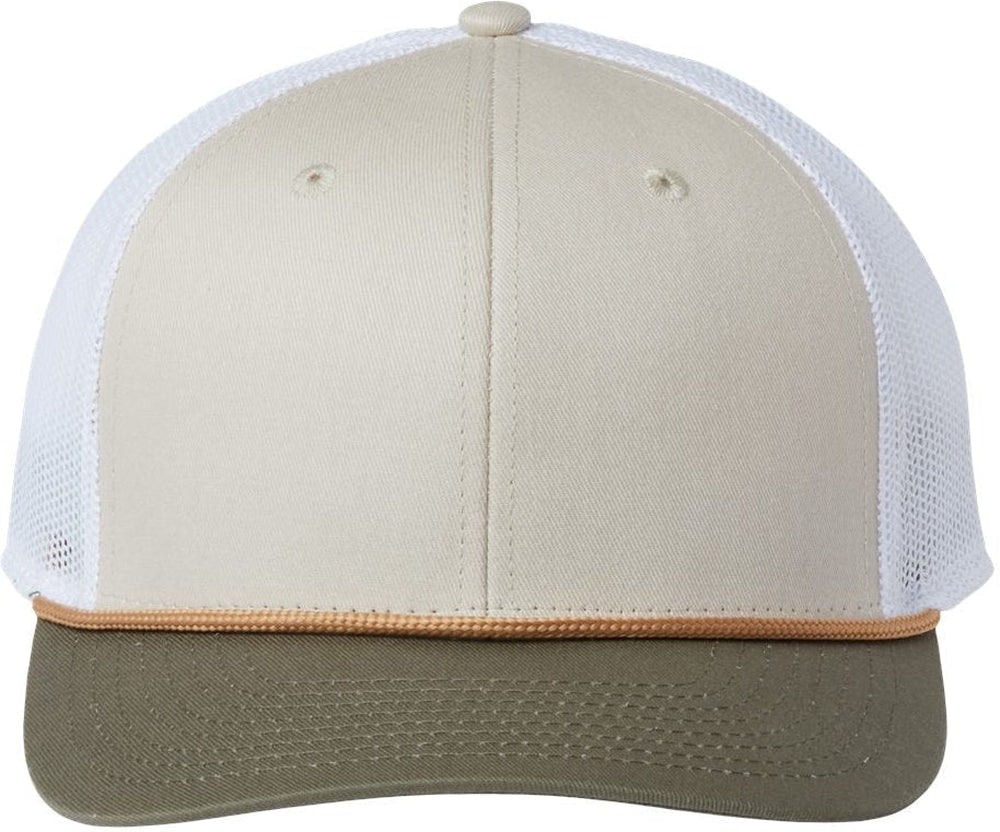 The Game Everyday Rope Trucker Cap-Apparel-The Game-Light Olive/ White-Adjustable-Thread Logic