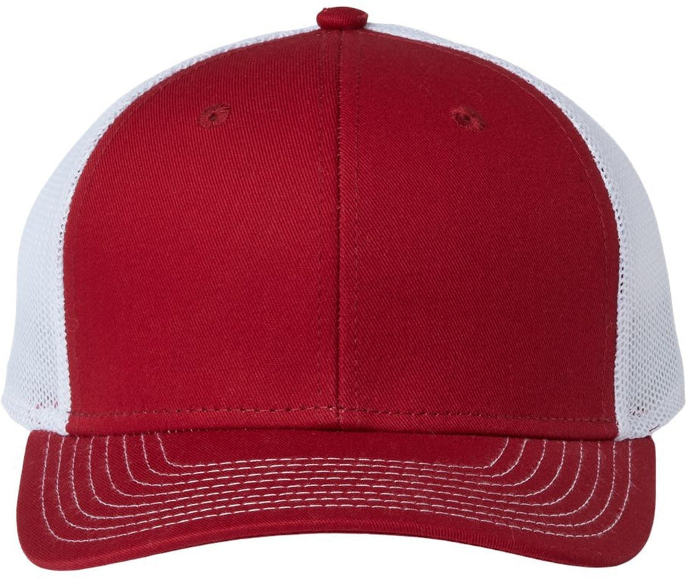The Game Everyday Trucker Cap-Apparel-The Game-Cardinal/ White-Adjustable-Thread Logic