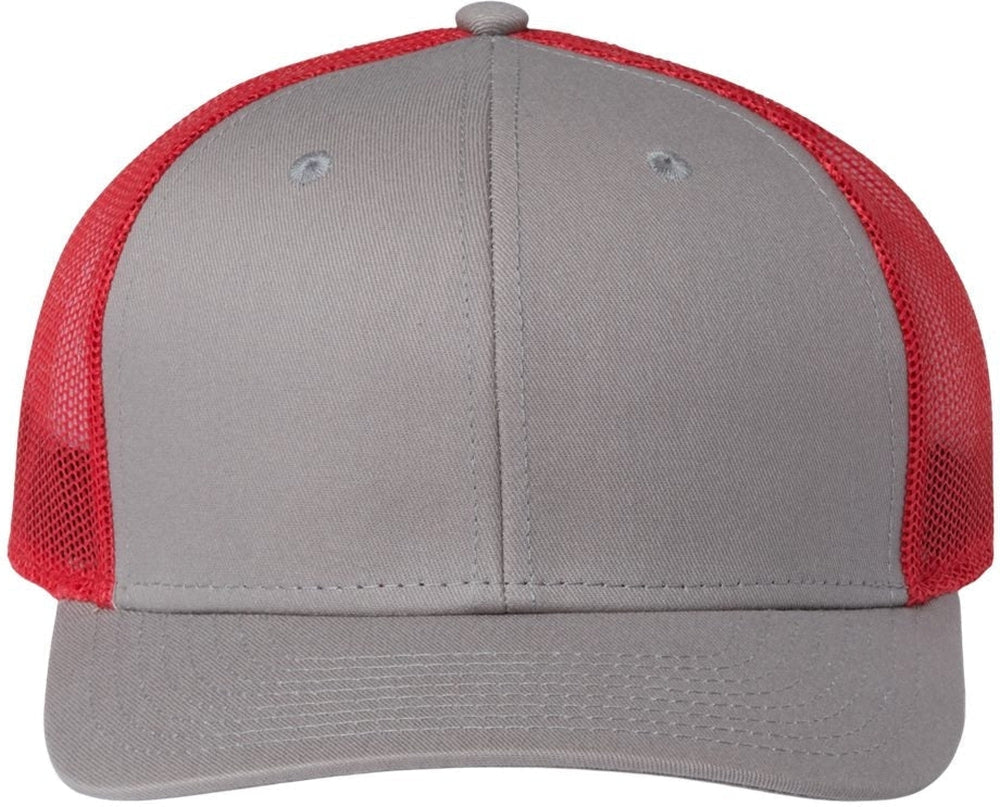 The Game Everyday Trucker Cap-Apparel-The Game-Grey/ Red-Adjustable-Thread Logic