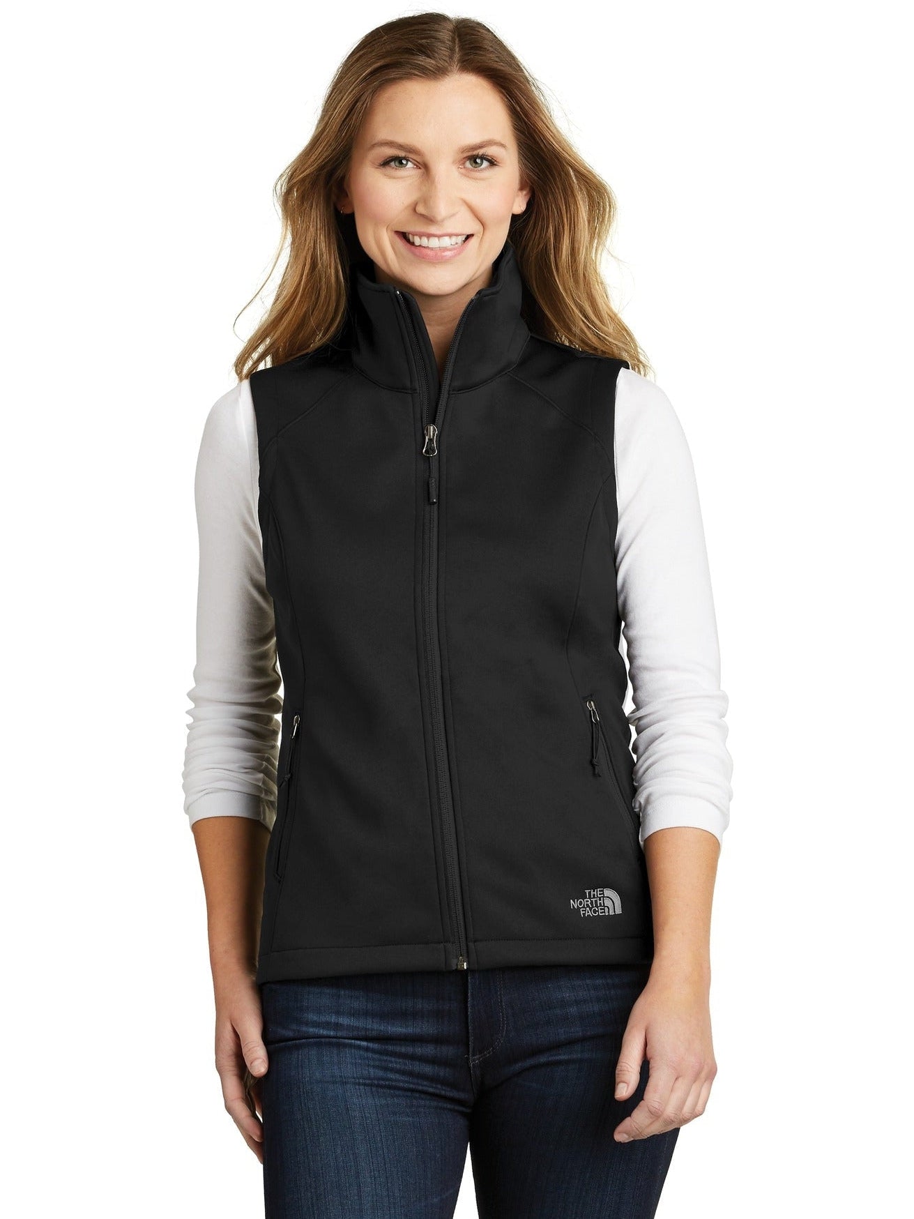 no-logo The North Face Ladies Ridgewall Soft Shell Vest-Regular-The North Face-Thread Logic
