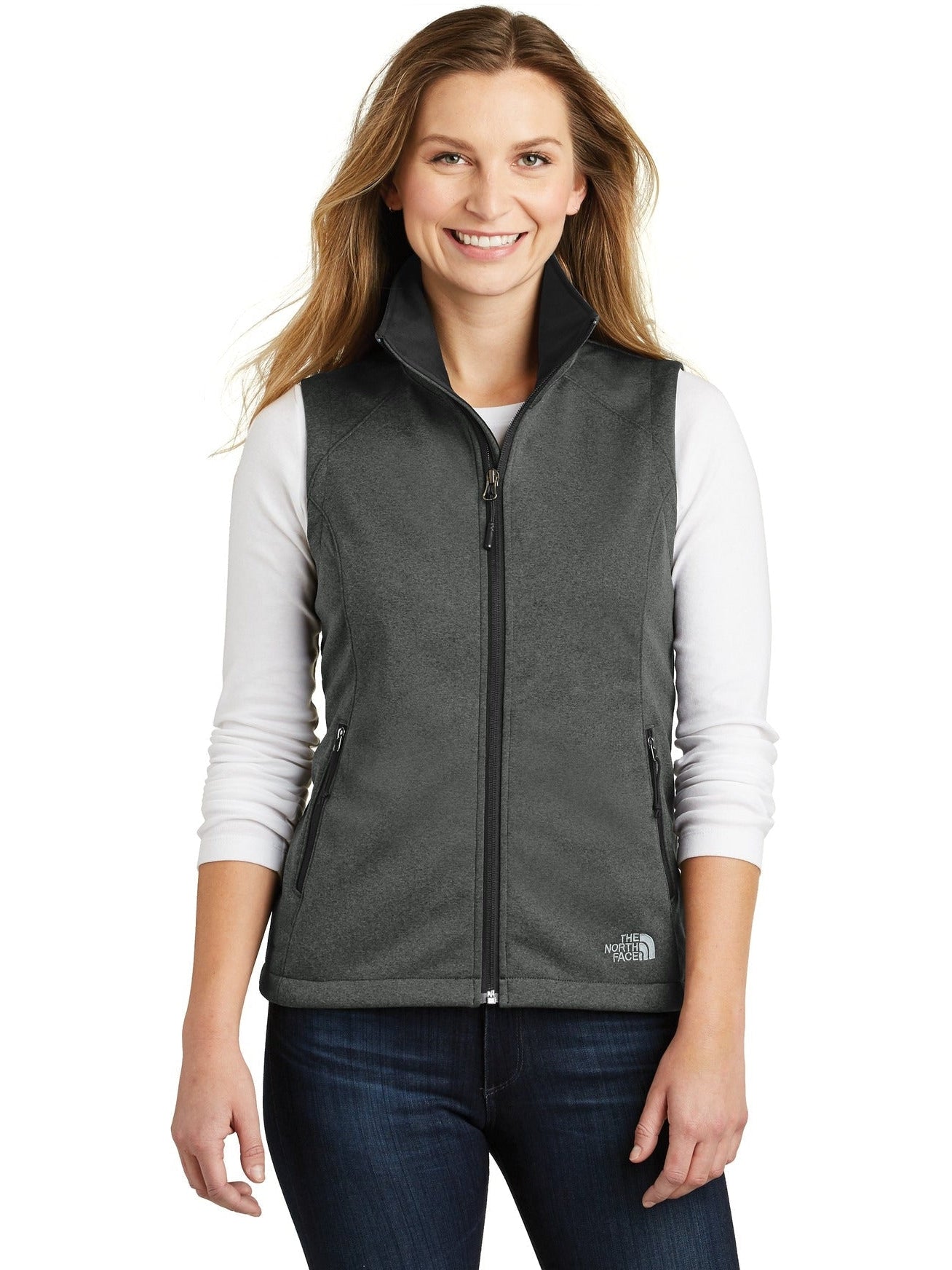 no-logo The North Face Ladies Ridgewall Soft Shell Vest-Regular-The North Face-Thread Logic