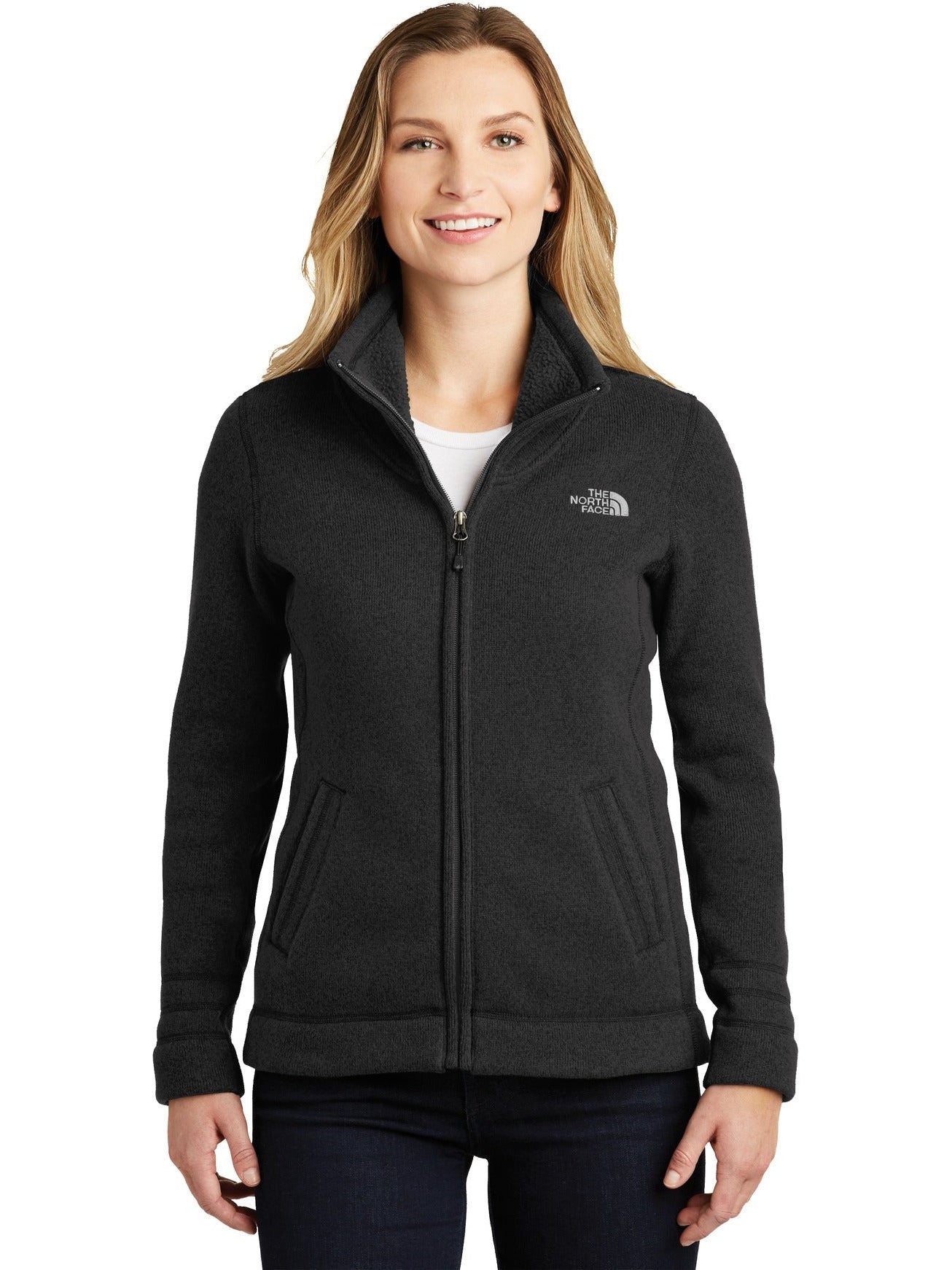 no-logo The North Face Ladies Sweater Fleece Jacket-Regular-The North Face-Thread Logic