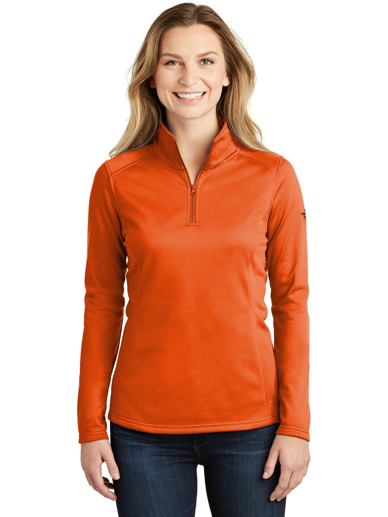 no-logo The North Face Ladies Tech 1/4-Zip Fleece-Active-The North Face-Thread Logic
