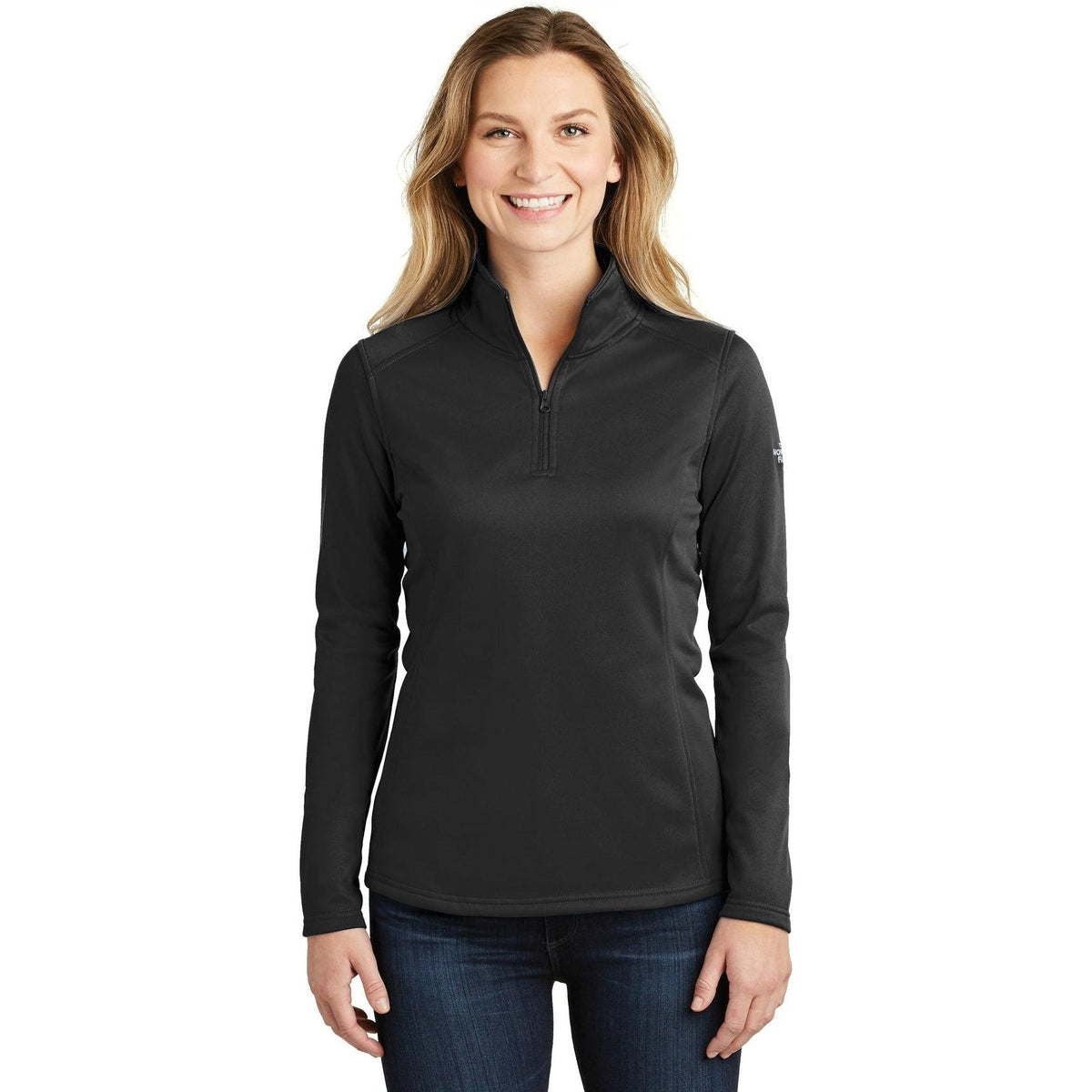 no-logo The North Face Women's Tech 1/4-Zip Fleece-Quarter Zips-The North Face-Thread Logic
