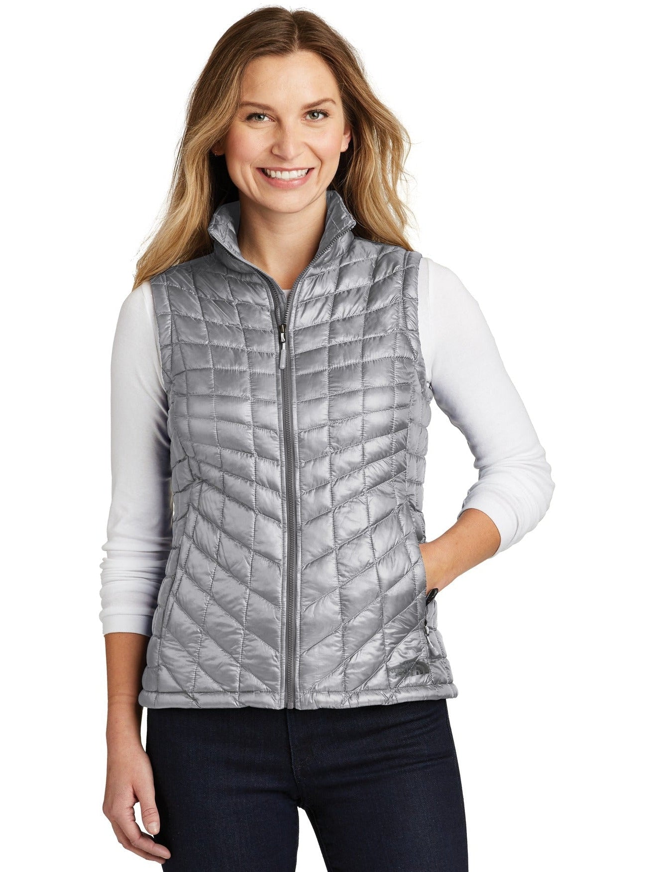 no-logo The North Face Ladies ThermoBall Trekker Vest-Regular-The North Face-Thread Logic