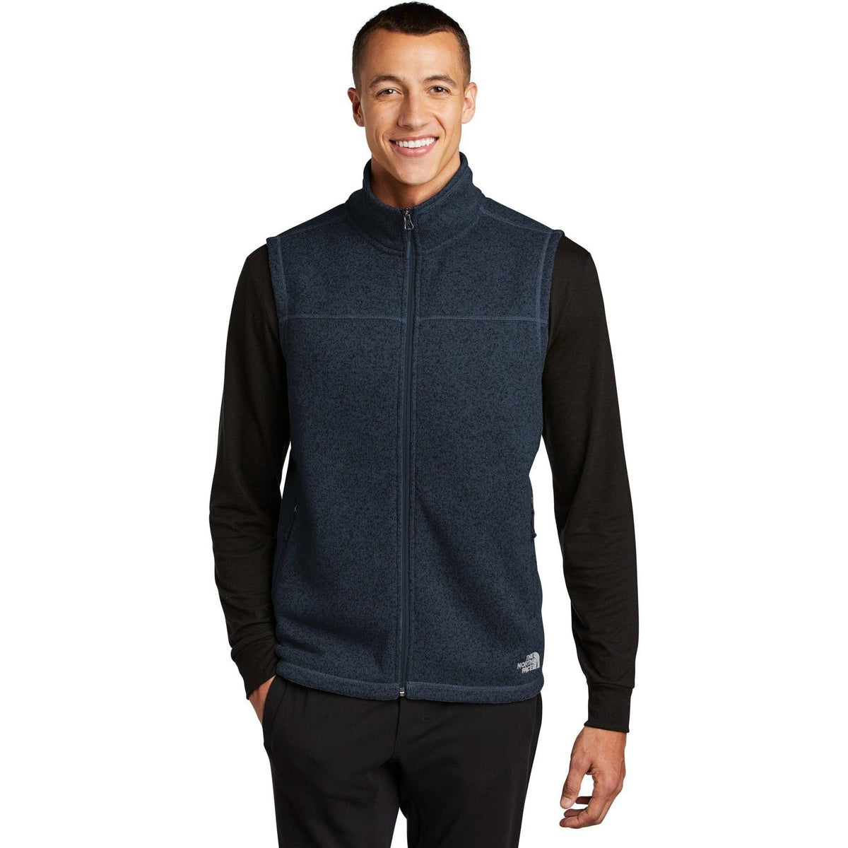 no-logo The North Face Sweater Fleece Vest-Vests-The North Face-Thread Logic