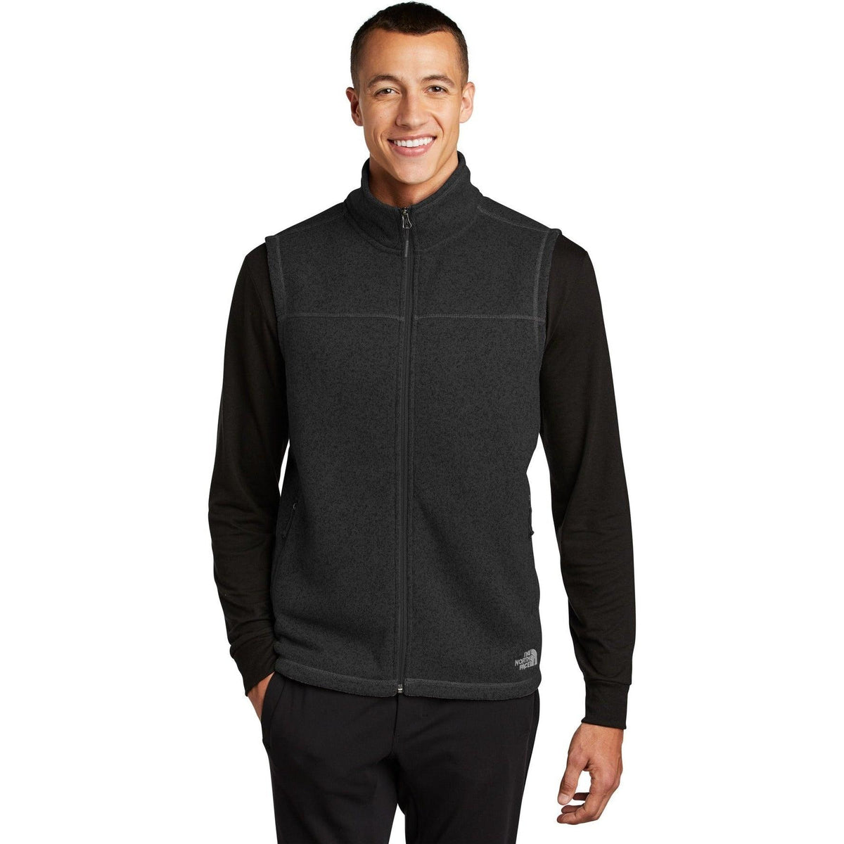no-logo The North Face Sweater Fleece Vest-Vests-The North Face-Thread Logic