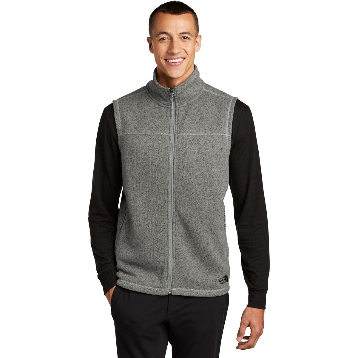 no-logo The North Face Sweater Fleece Vest-Vests-The North Face-Thread Logic