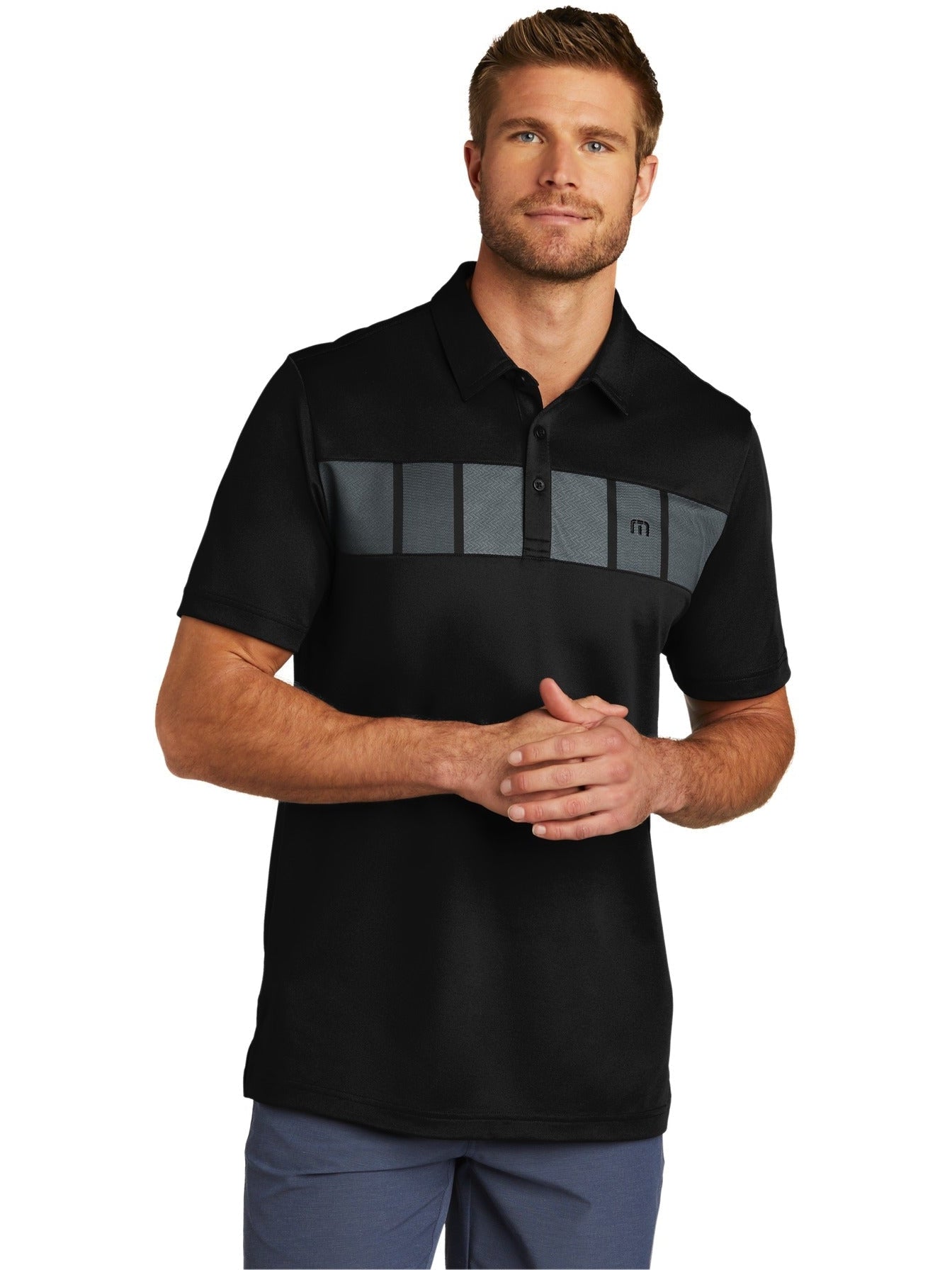 no-logo TravisMathew Cabana Chest Stripe Polo-Regular-TravisMathew-Thread Logic
