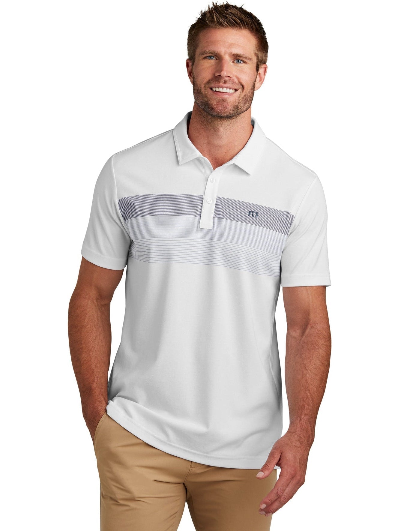 no-logo TravisMathew Coastal Chest Stripe Polo-New-TravisMathew-Thread Logic