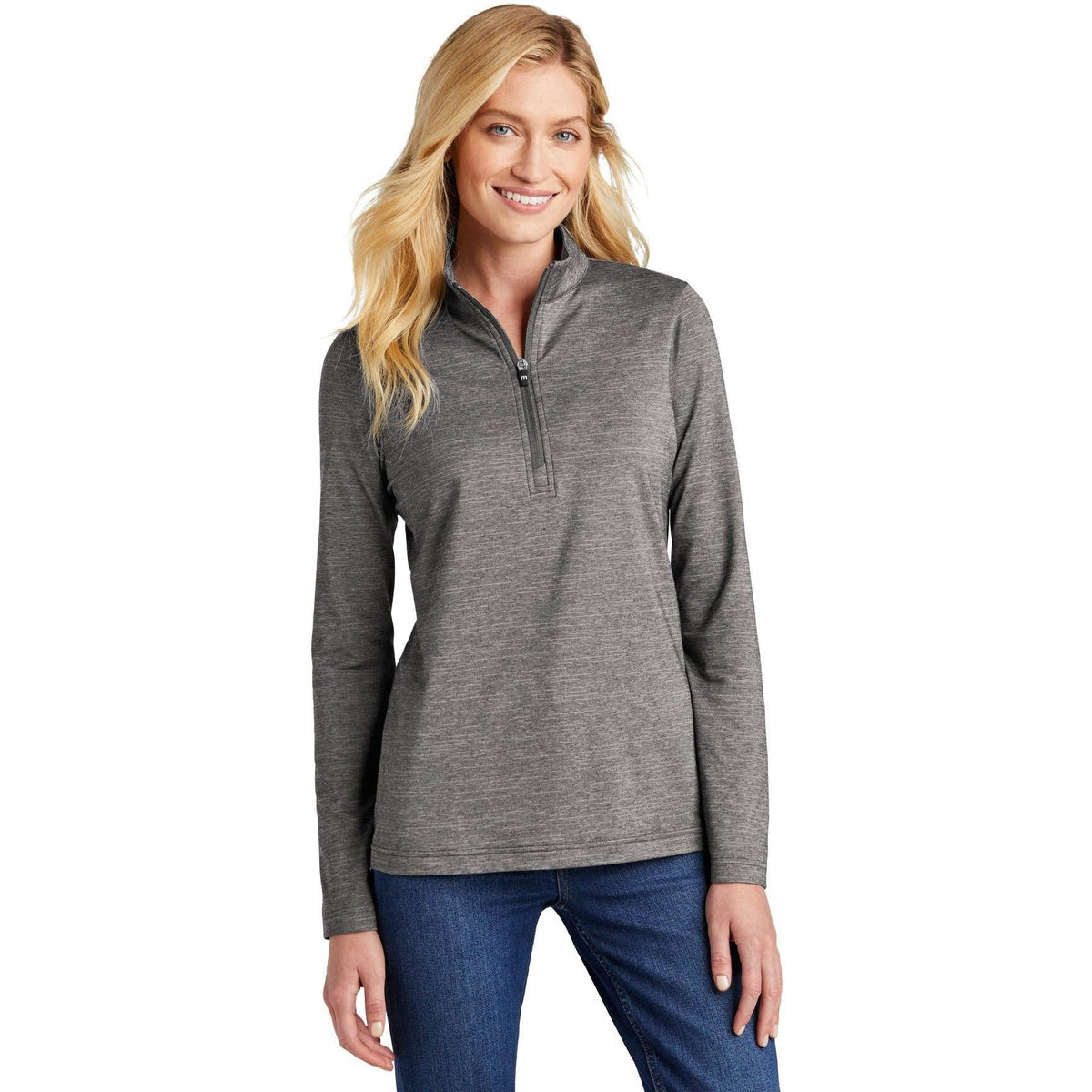 no-logo TravisMathew Ladies Crestview 1/4-Zip-Regular-TravisMathew-Thread Logic