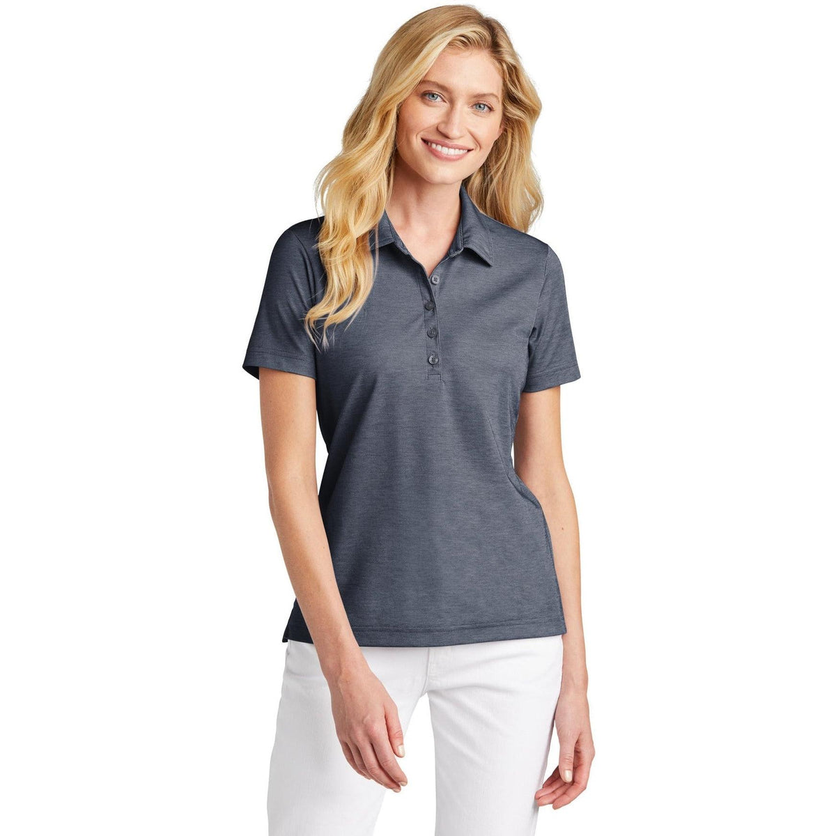 no-logo TravisMathew Ladies Oceanside Heather Polo-Regular-TravisMathew-Thread Logic