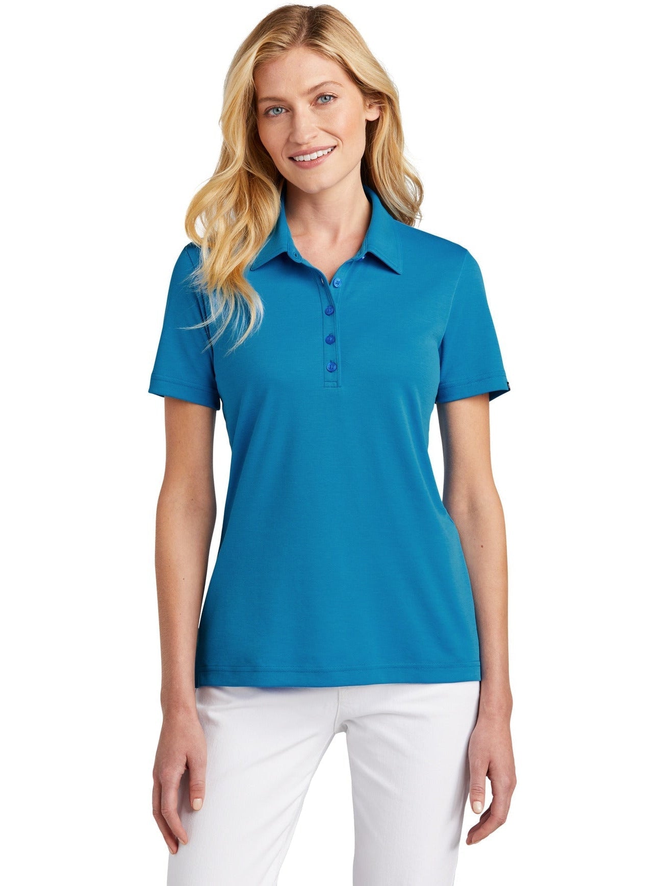 no-logo TravisMathew Ladies Oceanside Solid Polo-Regular-TravisMathew-Thread Logic