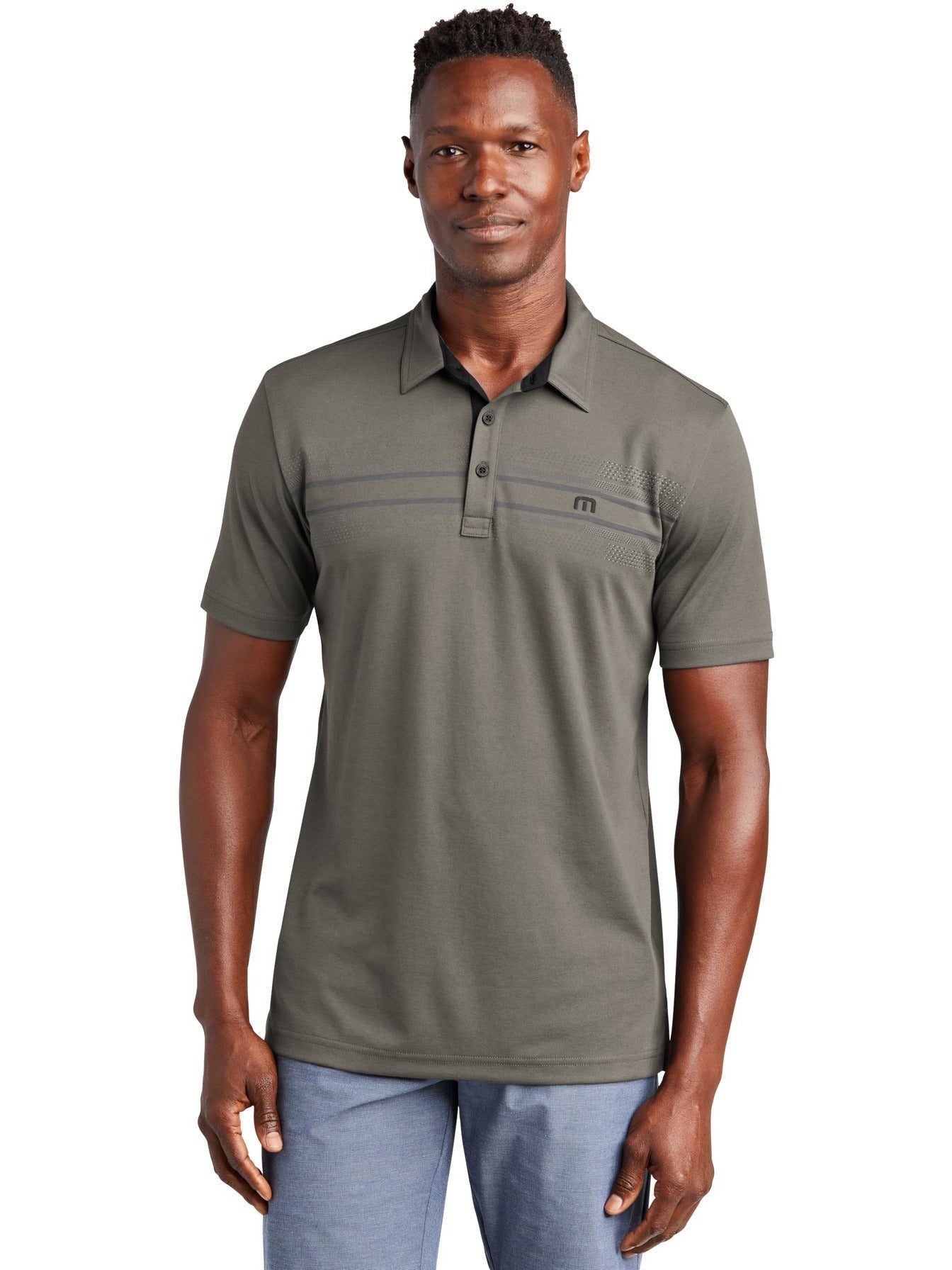 no-logo TravisMathew Monterey Chest Stripe Polo-Regular-TravisMathew-Thread Logic
