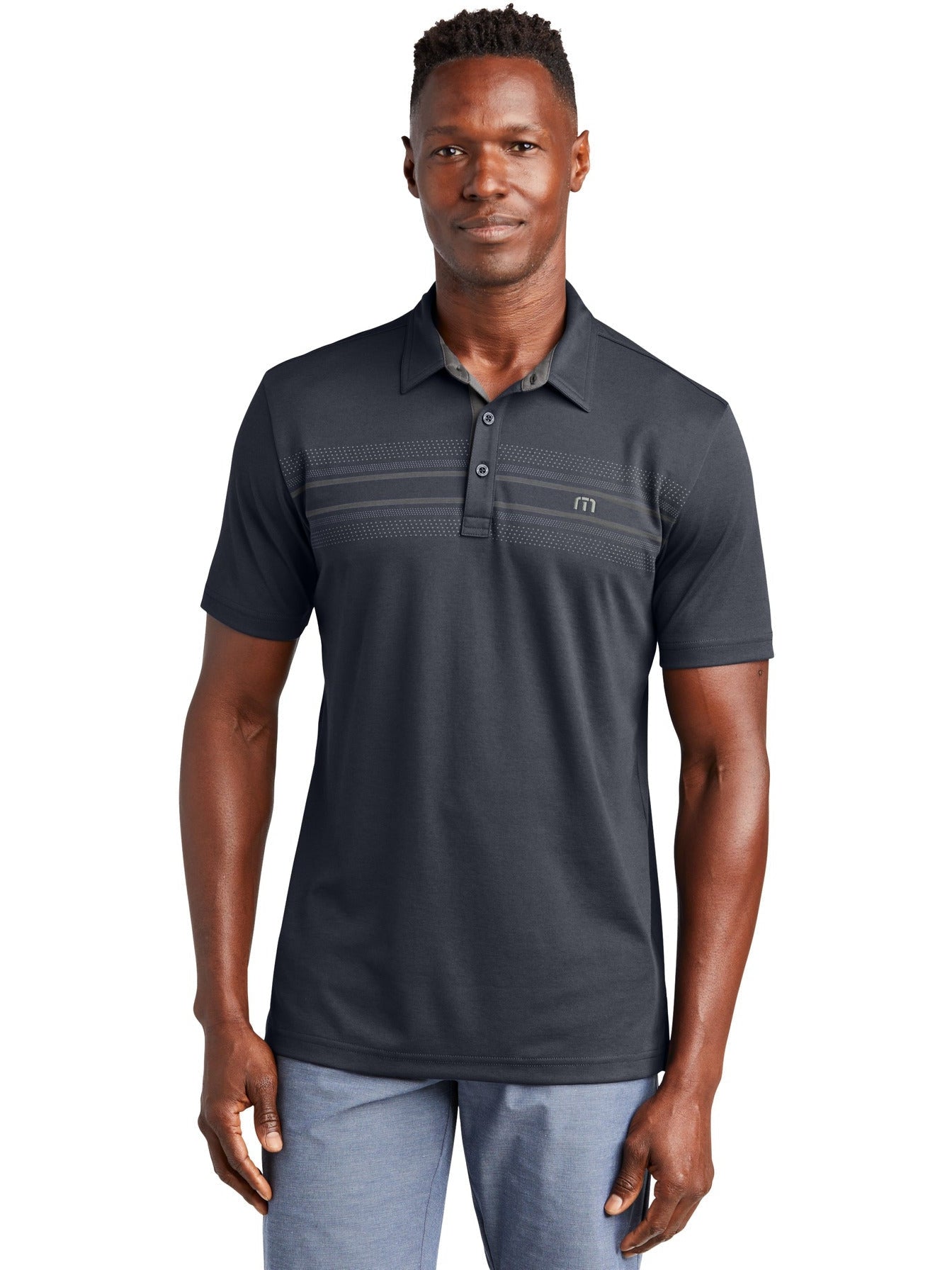 no-logo TravisMathew Monterey Chest Stripe Polo-Regular-TravisMathew-Thread Logic