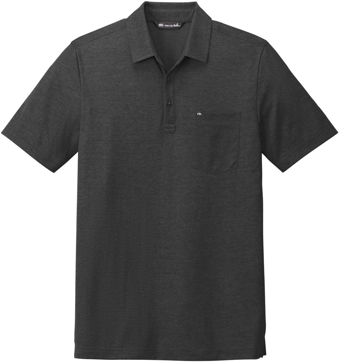 TravisMathew Oceanside Heather Pocket Polo