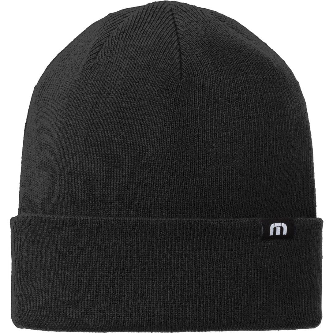 no-logo TravisMathew Solid Cuffed Beanie-New-TravisMathew-Black-1 Size-Thread Logic