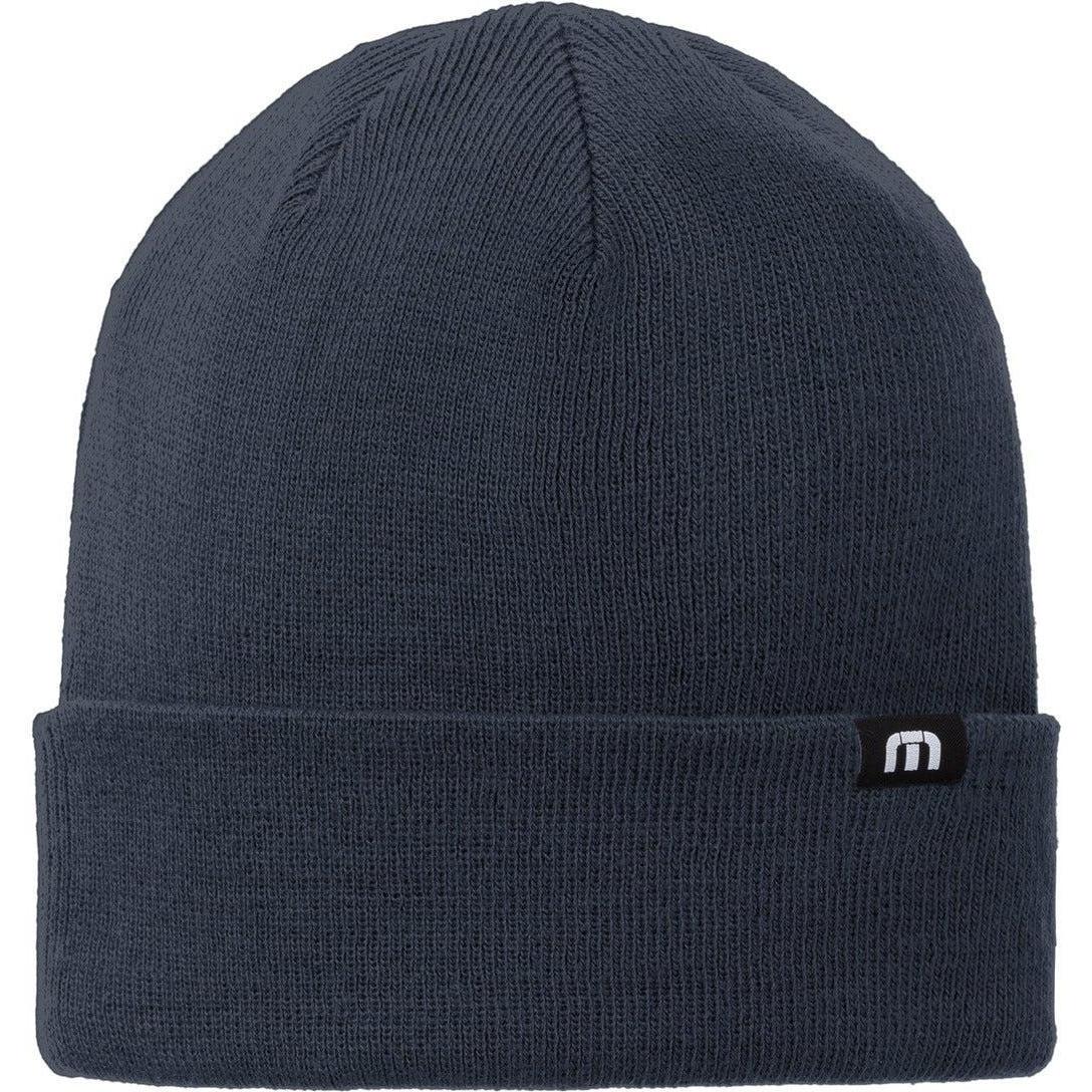 no-logo TravisMathew Solid Cuffed Beanie-New-TravisMathew-Blue Nights-1 Size-Thread Logic
