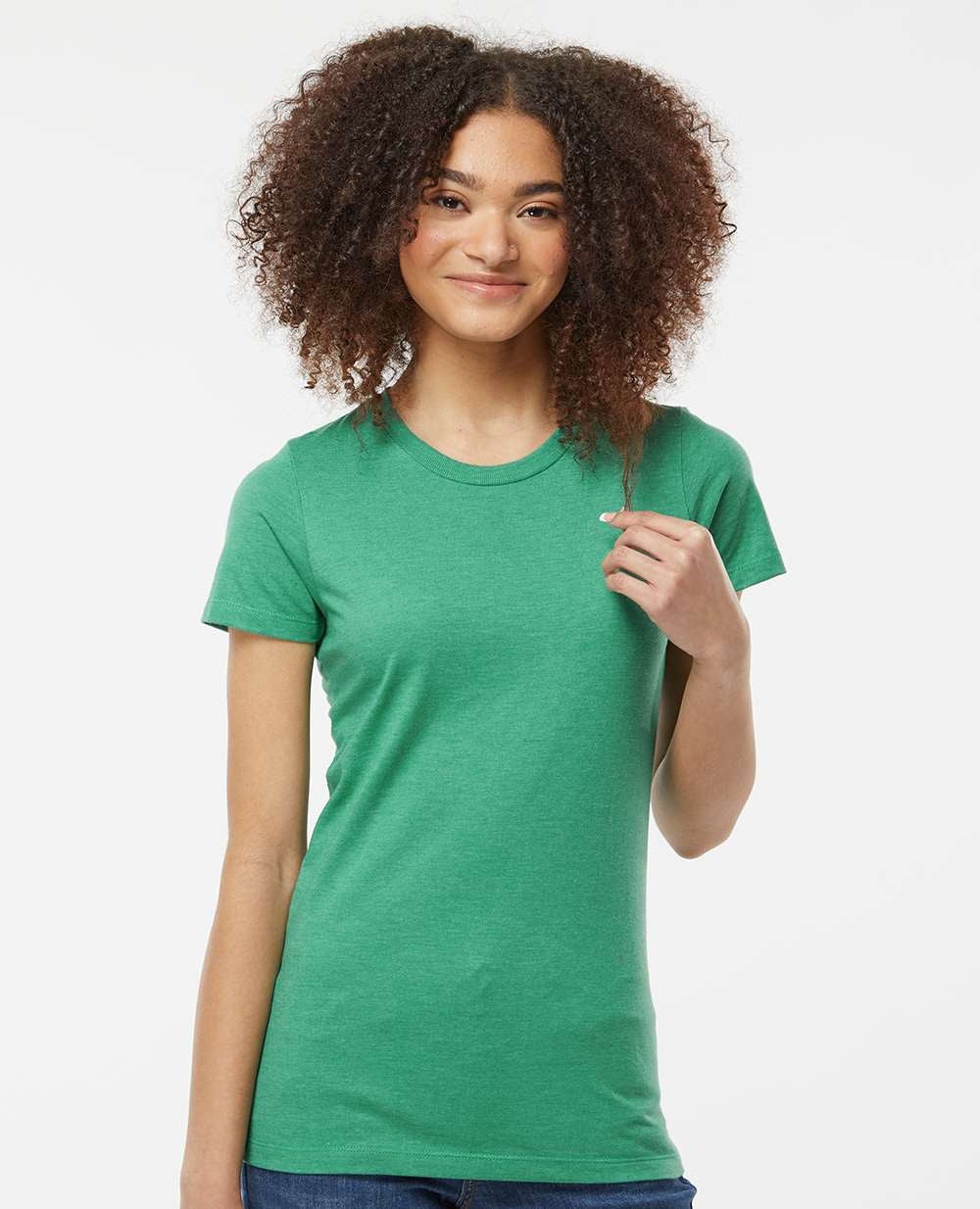 no-logo Tultex Ladies Premium Cotton Blend T-Shirt-T-Shirts-Tultex-Thread Logic