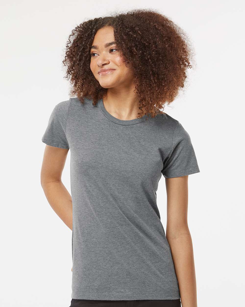no-logo Tultex Ladies Premium Cotton Blend T-Shirt-T-Shirts-Tultex-Thread Logic