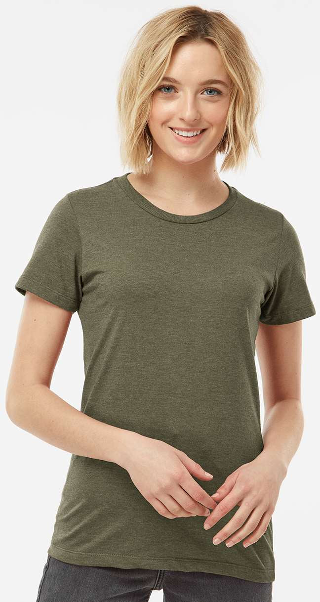 no-logo Tultex Ladies Premium Cotton Blend T-Shirt-T-Shirts-Tultex-Thread Logic