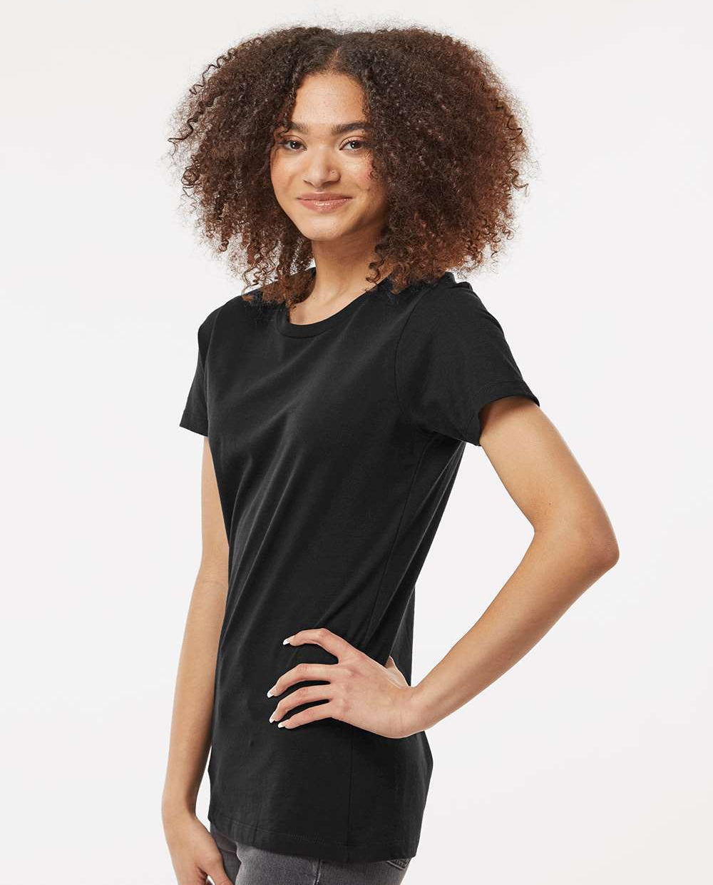 no-logo Tultex Ladies Premium Cotton T-Shirt-T-Shirts-Tultex-Thread Logic