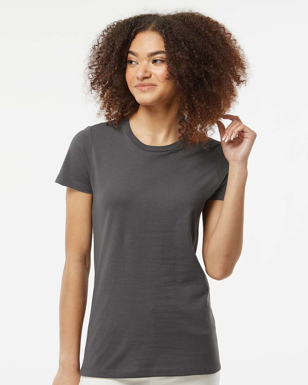 no-logo Tultex Ladies Premium Cotton T-Shirt-T-Shirts-Tultex-Thread Logic