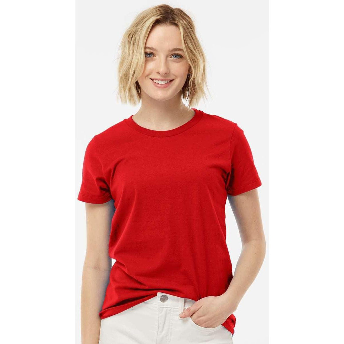 no-logo Tultex Ladies Premium Cotton T-Shirt-T-Shirts-Tultex-Thread Logic