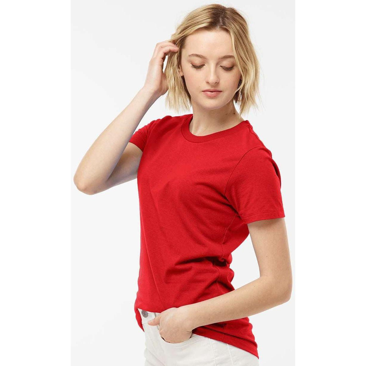 no-logo Tultex Ladies Premium Cotton T-Shirt-T-Shirts-Tultex-Thread Logic