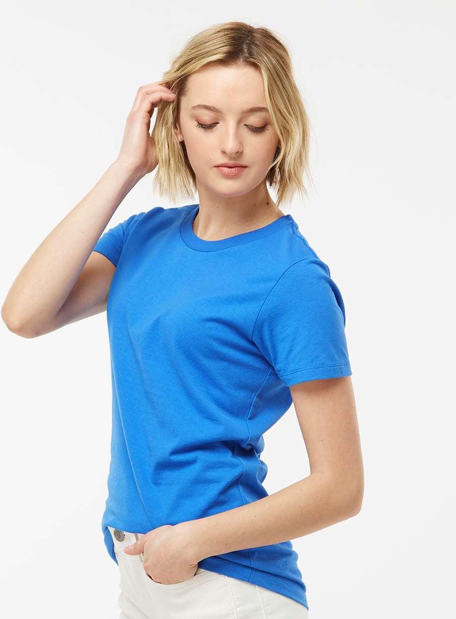 no-logo Tultex Ladies Premium Cotton T-Shirt-T-Shirts-Tultex-Thread Logic