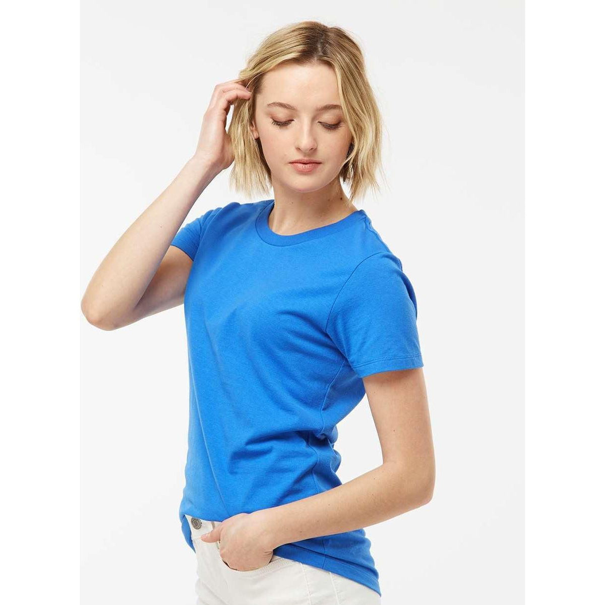 no-logo Tultex Ladies Premium Cotton T-Shirt-T-Shirts-Tultex-Thread Logic