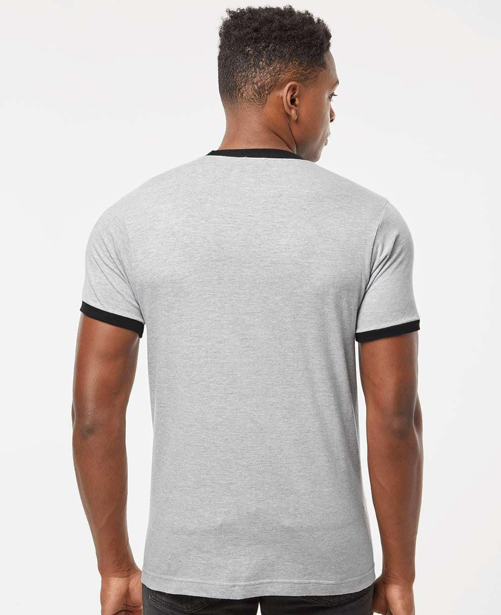 no-logo Tultex Unisex Fine Jersey Ringer T-Shirt-T-Shirts-Tultex-Thread Logic