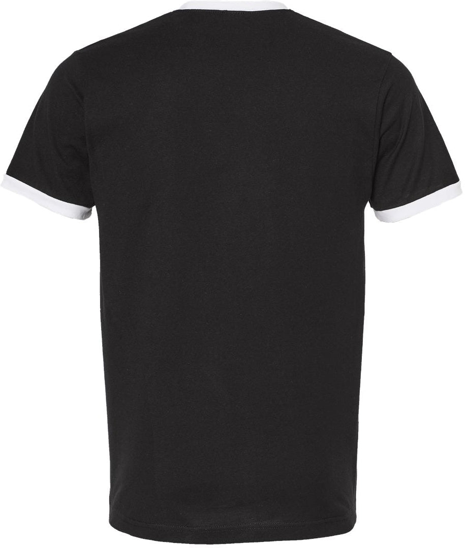 no-logo Tultex Unisex Fine Jersey Ringer T-Shirt-T-Shirts-Tultex-Thread Logic