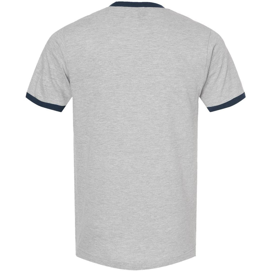 no-logo Tultex Unisex Fine Jersey Ringer T-Shirt-T-Shirts-Tultex-Thread Logic