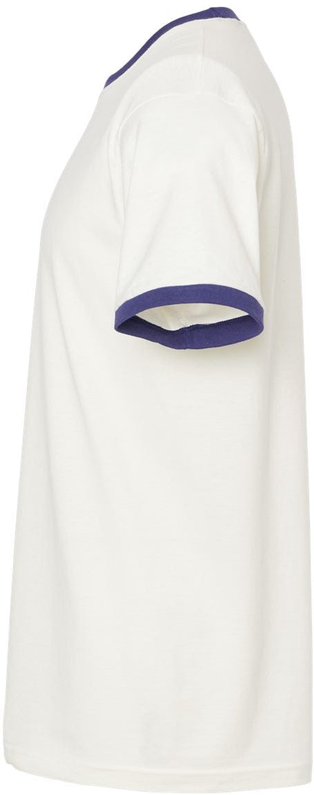 no-logo Tultex Unisex Fine Jersey Ringer T-Shirt-T-Shirts-Tultex-Thread Logic