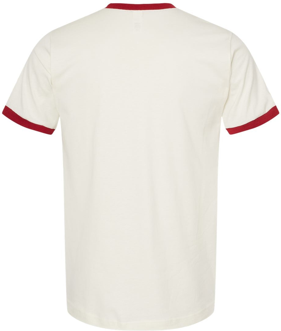 no-logo Tultex Unisex Fine Jersey Ringer T-Shirt-T-Shirts-Tultex-Thread Logic