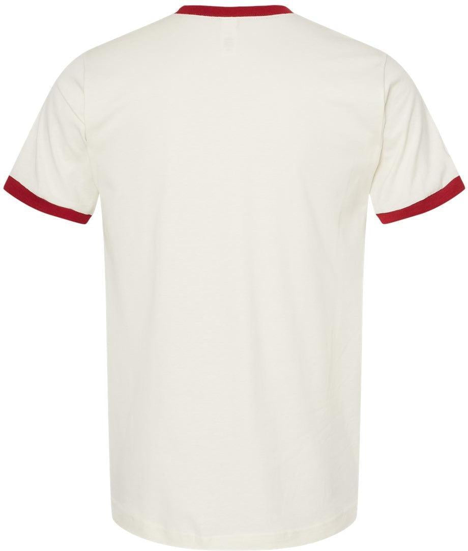 no-logo Tultex Unisex Fine Jersey Ringer T-Shirt-T-Shirts-Tultex-Thread Logic