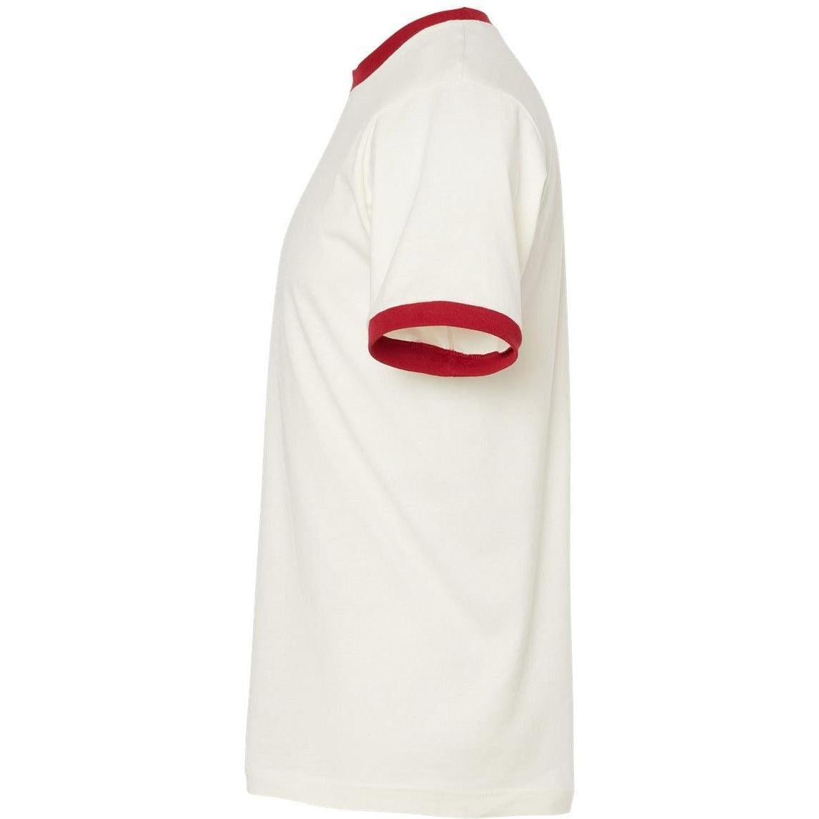 no-logo Tultex Unisex Fine Jersey Ringer T-Shirt-T-Shirts-Tultex-Thread Logic