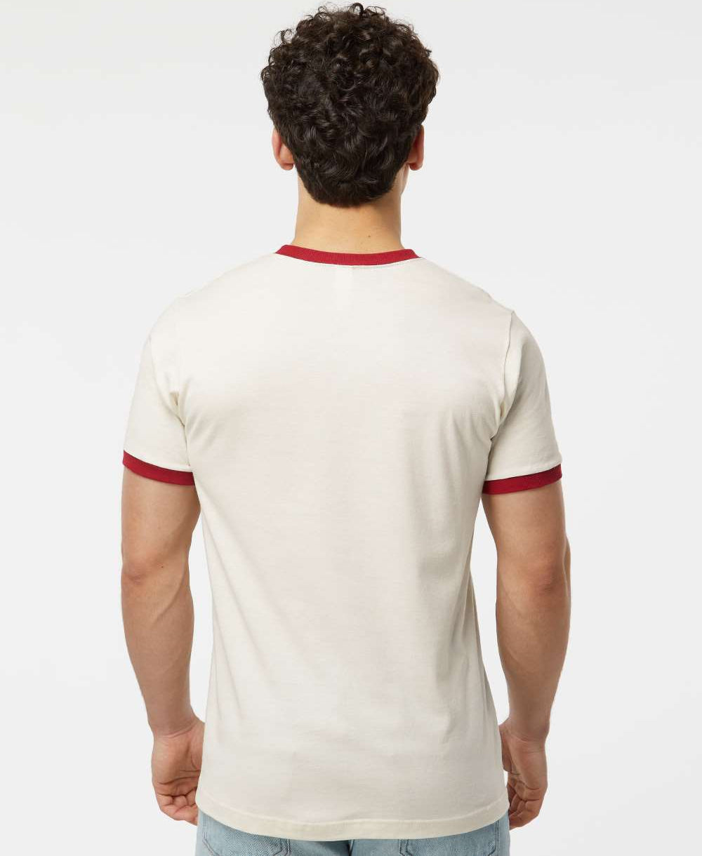 no-logo Tultex Unisex Fine Jersey Ringer T-Shirt-T-Shirts-Tultex-Thread Logic