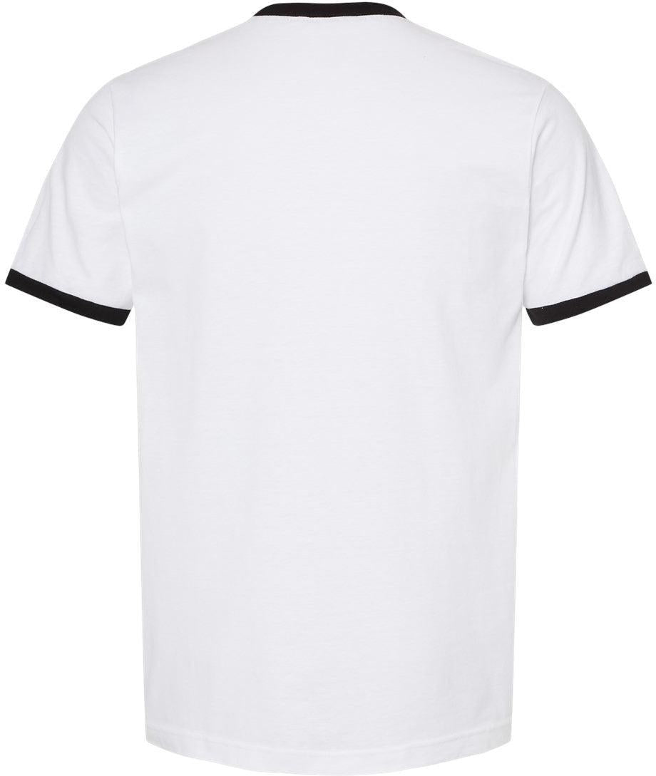 no-logo Tultex Unisex Fine Jersey Ringer T-Shirt-T-Shirts-Tultex-Thread Logic