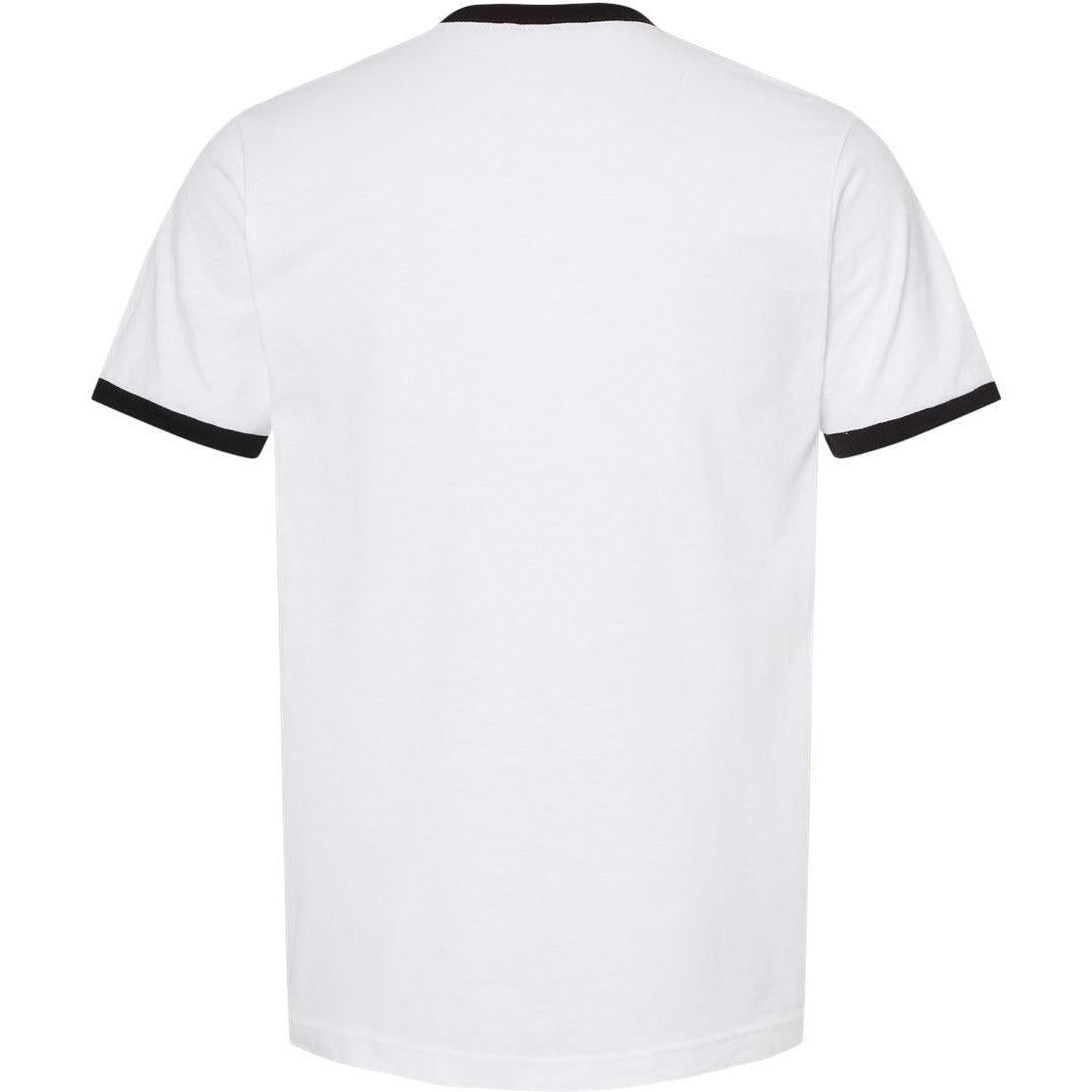 no-logo Tultex Unisex Fine Jersey Ringer T-Shirt-T-Shirts-Tultex-Thread Logic