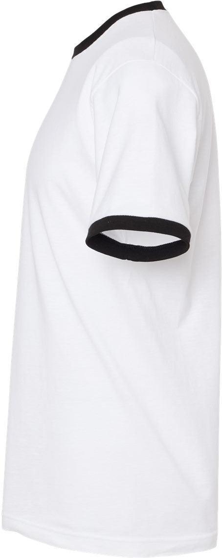 no-logo Tultex Unisex Fine Jersey Ringer T-Shirt-T-Shirts-Tultex-Thread Logic