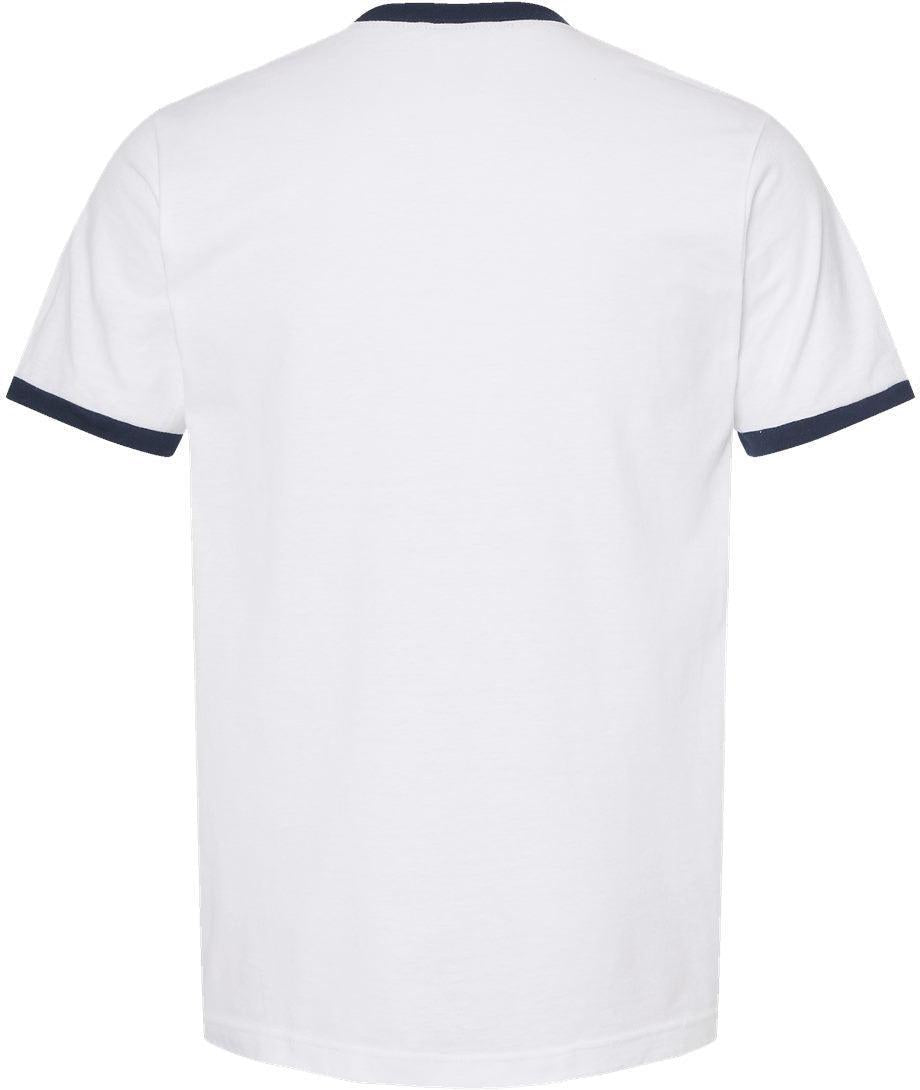 no-logo Tultex Unisex Fine Jersey Ringer T-Shirt-T-Shirts-Tultex-Thread Logic