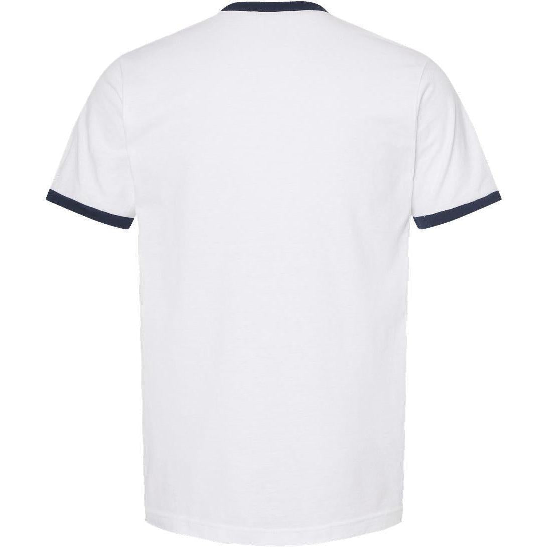 no-logo Tultex Unisex Fine Jersey Ringer T-Shirt-T-Shirts-Tultex-Thread Logic
