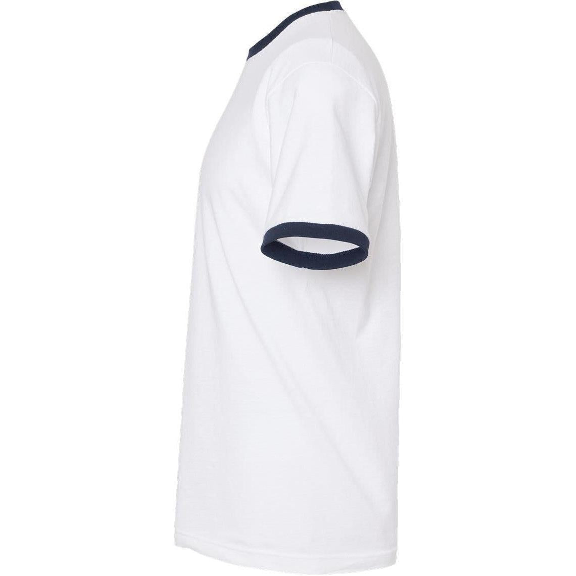 no-logo Tultex Unisex Fine Jersey Ringer T-Shirt-T-Shirts-Tultex-Thread Logic