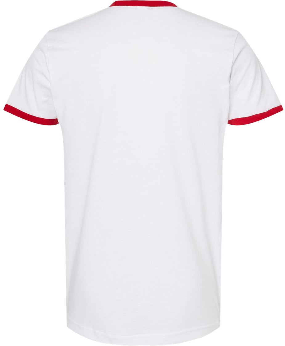 no-logo Tultex Unisex Fine Jersey Ringer T-Shirt-T-Shirts-Tultex-Thread Logic