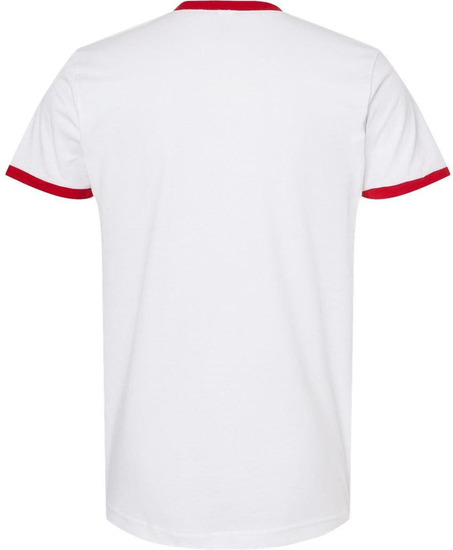 no-logo Tultex Unisex Fine Jersey Ringer T-Shirt-T-Shirts-Tultex-Thread Logic