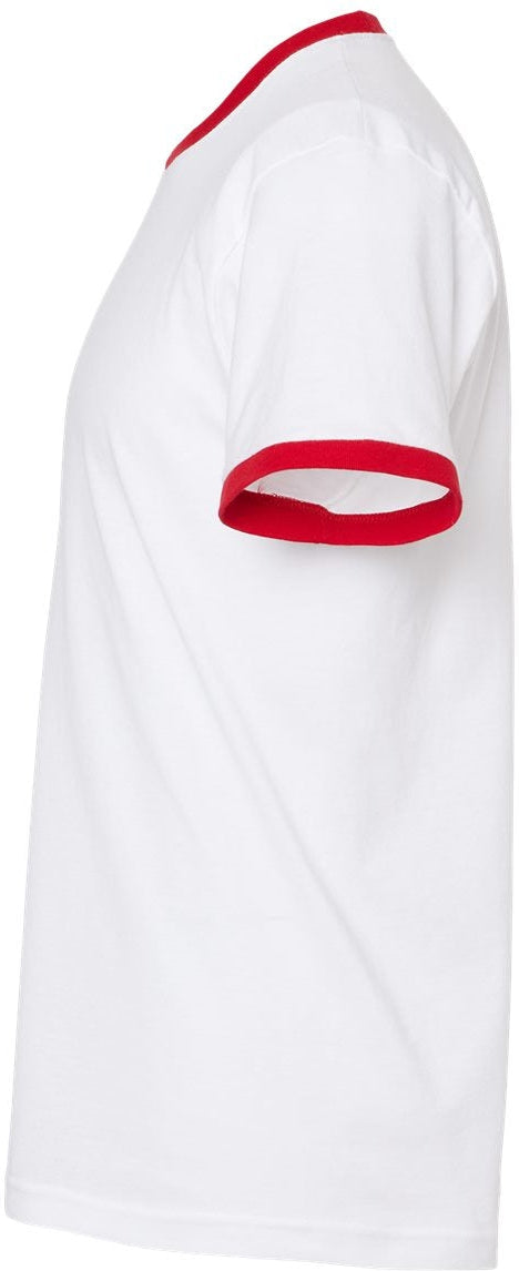 no-logo Tultex Unisex Fine Jersey Ringer T-Shirt-T-Shirts-Tultex-Thread Logic