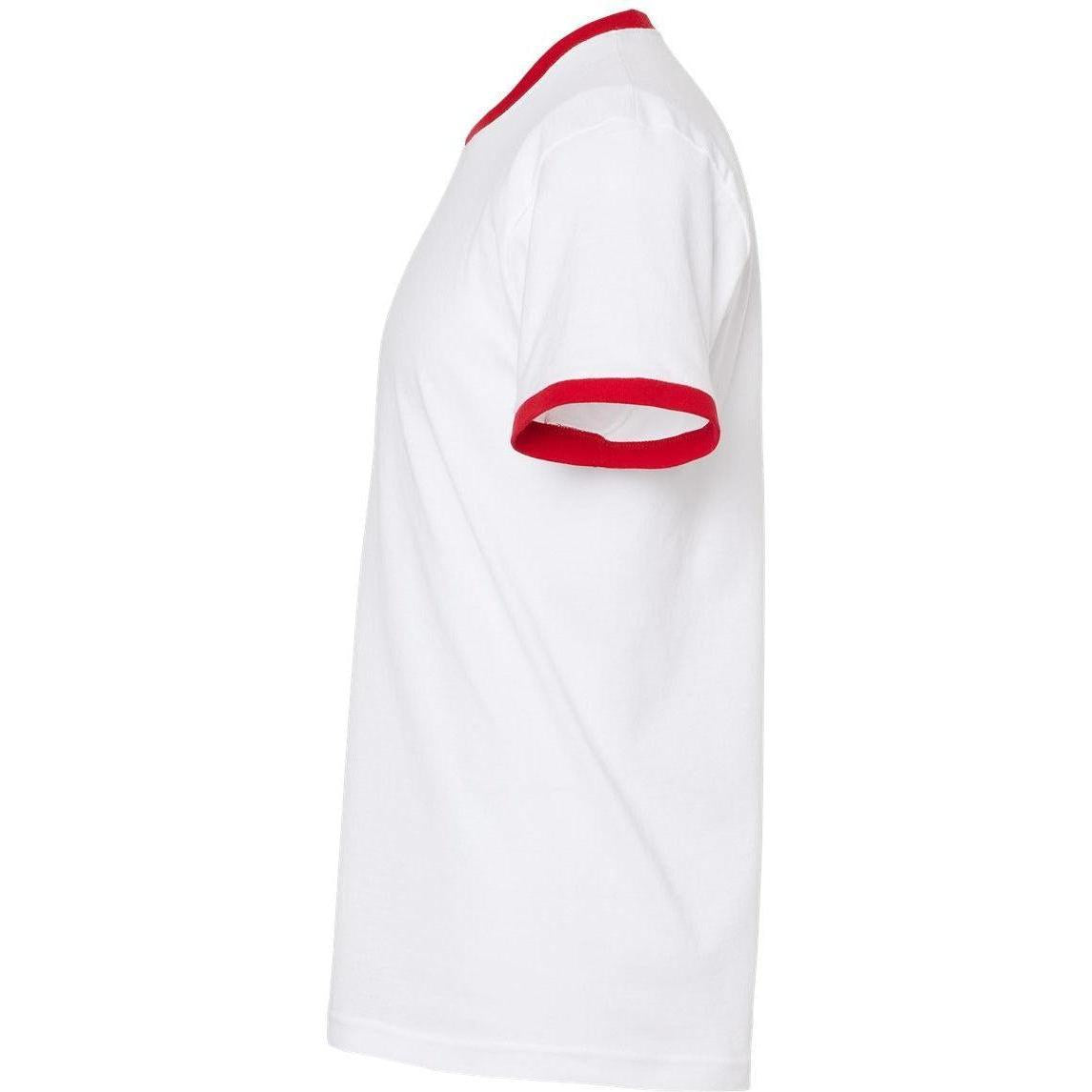no-logo Tultex Unisex Fine Jersey Ringer T-Shirt-T-Shirts-Tultex-Thread Logic
