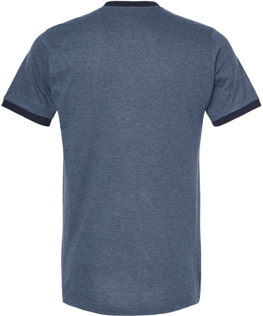 no-logo Tultex Unisex Fine Jersey Ringer T-Shirt-T-Shirts-Tultex-Thread Logic